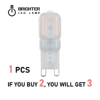 buy 2 get 1 freesuper bright g9 2 5w with pc cover 230v 1pcs smd2835 led lamp light buy two get one free