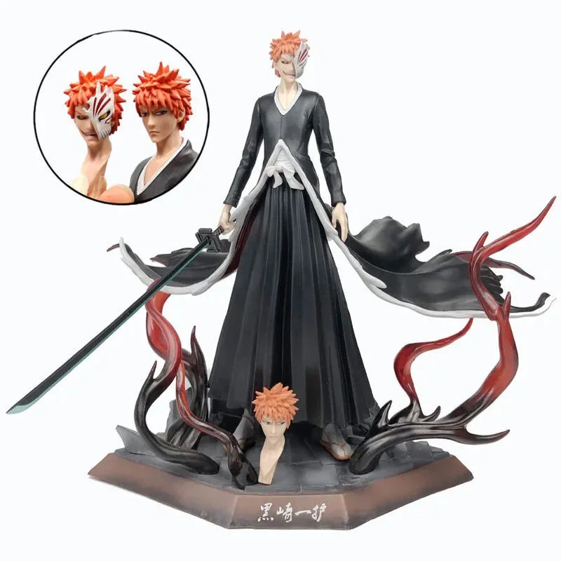 Большая фигурка аниме отбеливатель Gk Kurosaki Ichigo экшн-фигурка из ПВХ отличная