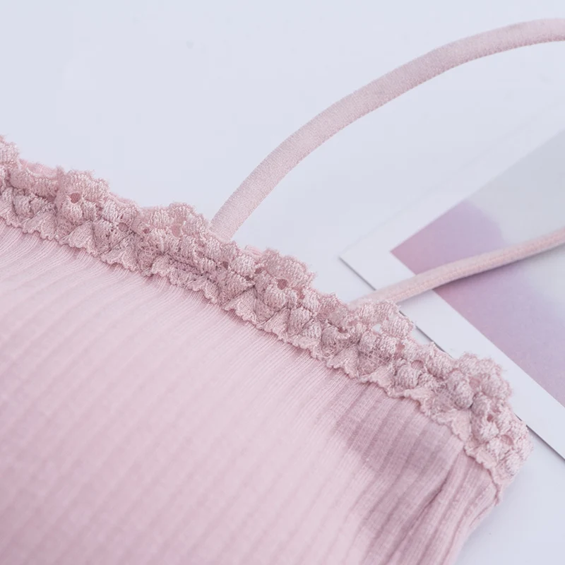 Женский короткий топ бюстгальтер без косточек на груди нижнее белье для девочек