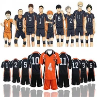 anime haikyuu cosplay costume karasuno high school volleyball club hinata shyouyou sportswear jerseys uniform fans gift