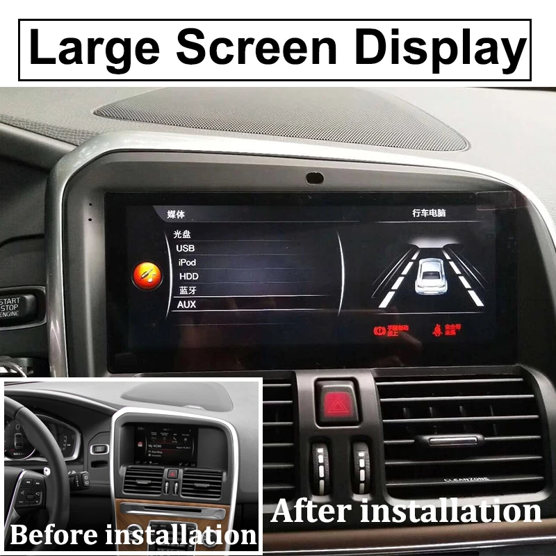 Liandlee автомобильный мультимедийный плеер NAVI большой экран для Volvo XC60 XC 60 2009~ CarPlay TPMS Радио Стерео gps навигация