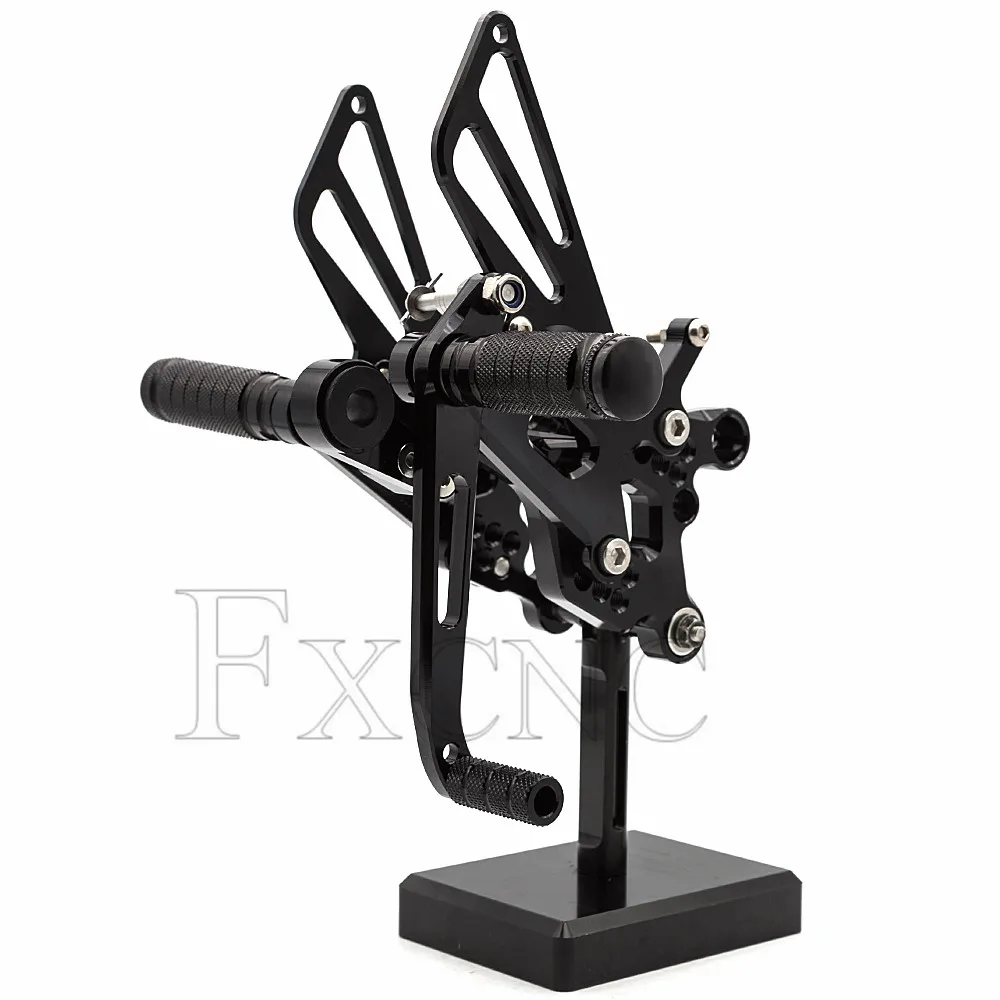 Мотоцикл алюминий Rearset подножек для Yamaha YZF R6 YZF-R6 YZFR6 2006-2016 ЧПУ Регулируемые