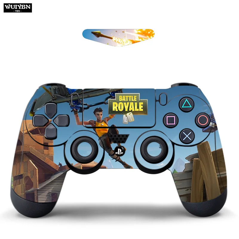 WUIYBN наклейки для геймпада для PS4 Контроллер sony Playstation 4 PRO контроллер наклейка КОЖА - Цвет: Color 6