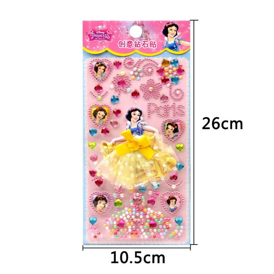 Disney с изображением героев из мультфильмов 1 штука бриллиантовые наклейки 3D
