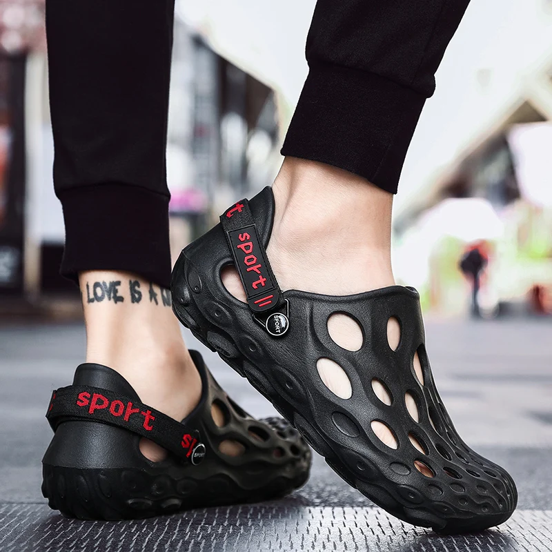 

Slip on Resistant Kitchen Shoes Chef Clogs Multifunctional Restaurant Garden Safety Work Medical Shoes for Men