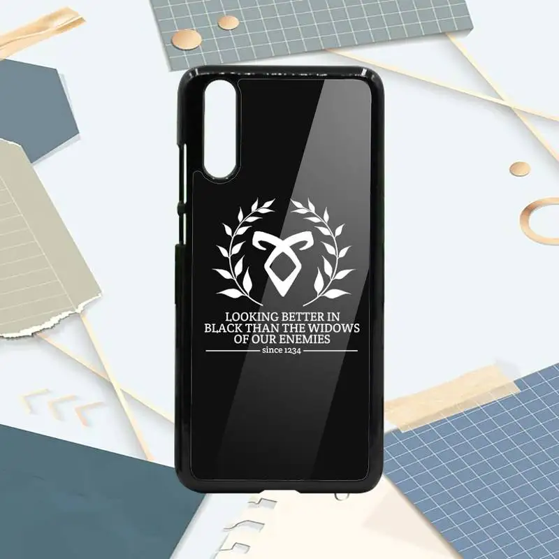 

TV Series Shadowhunters Phone Case PC For Samsung galaxy S note 8 9 20 10 e lite2019 plus pro ultra