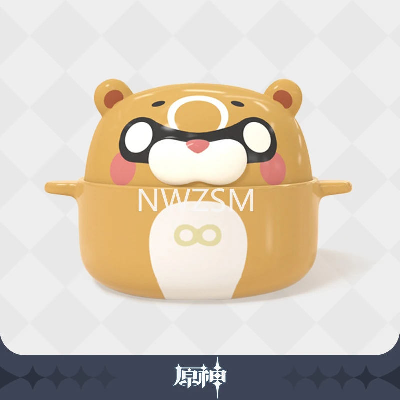 

Игровая керамическая миска для лапши Genshin, ударопрочный держатель для палочек