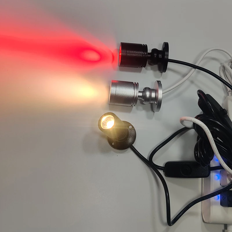 Светодиодный точечный светильник с питанием от USB вращающийся угловой