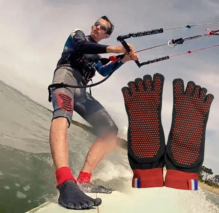 HPPE устойчивые носки с 5 пальцами нескользящие для серфинга занятий йогой балетом