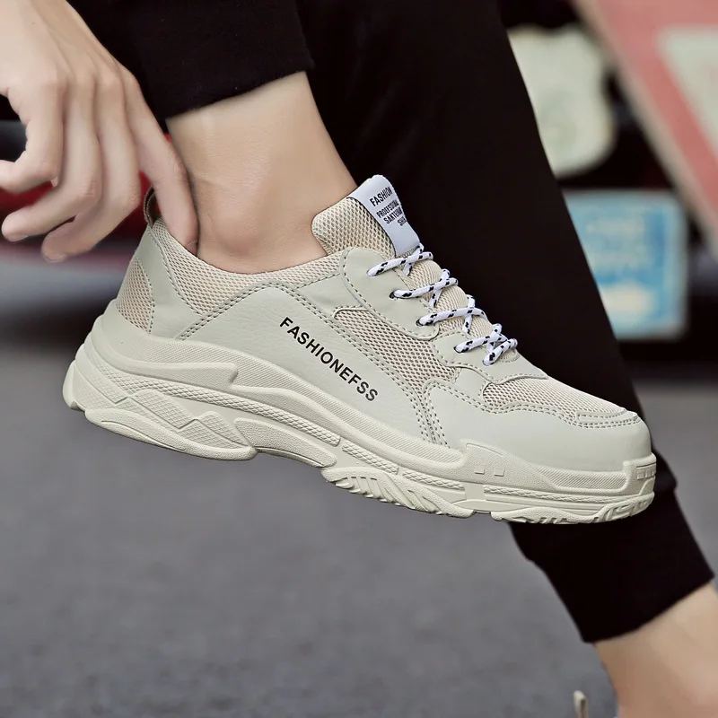 

new men's casual sneakers shoes old shoes wear-resistant anti-skid trend men's white shoes shoes