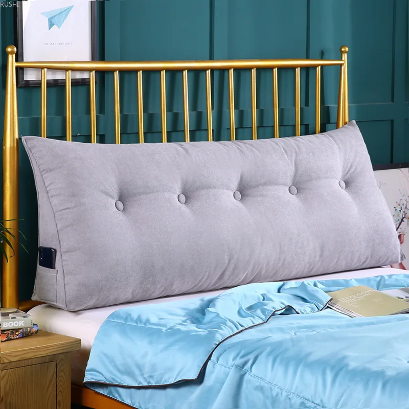 Двойная Прямоугольная подушка для кровати диванная на талию татами большой