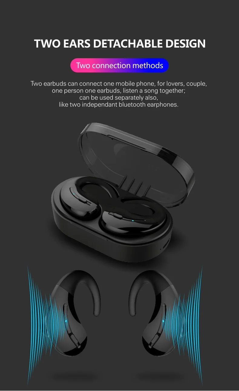 

Wireless Bluetooth Headphones Touch Business Stereo Long Battery Life Sports Waterproof Noise-reducing Noise-free Music Headset