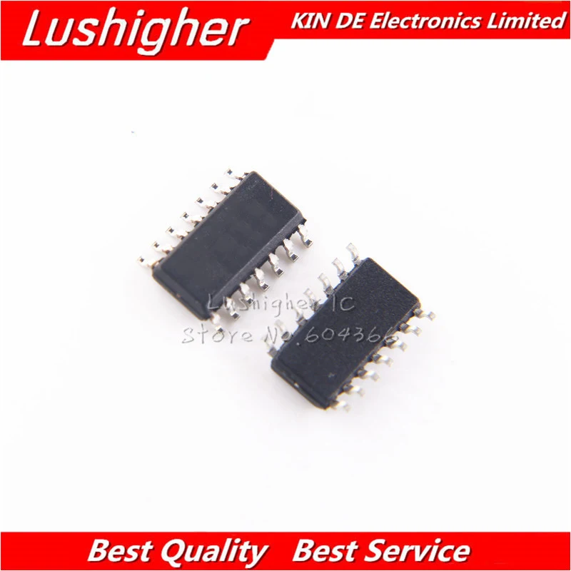 10PCS HEF4093BT SOP-14 HEF4093 4093 SOP14 Logic Device Chip New Original | Электронные компоненты и