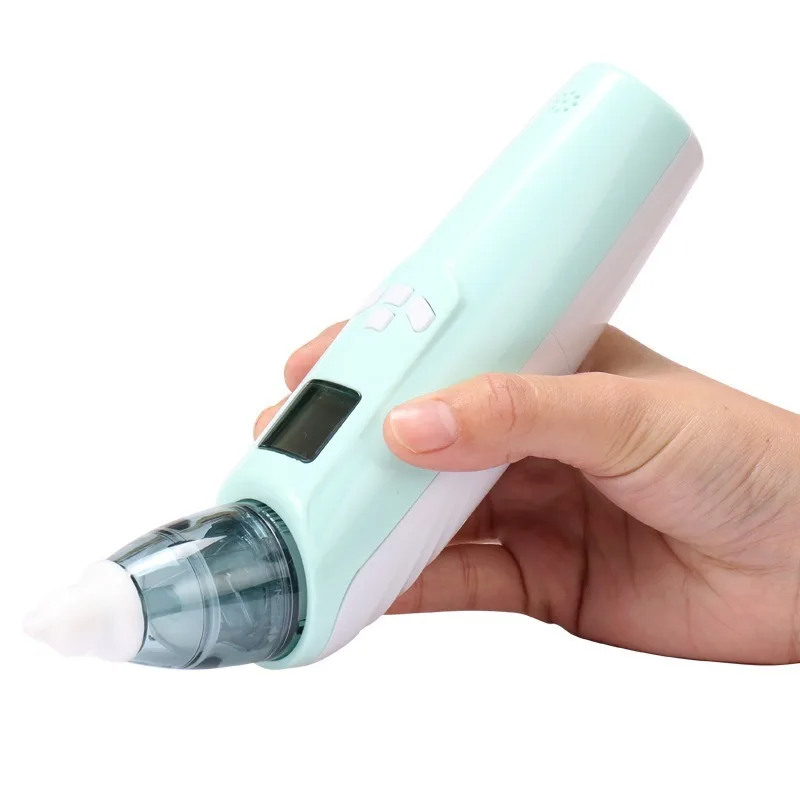 

New Electric Nasal Aspirator Newborn Baby Nose Cleaner Nasal Congestion Dredging Tool with Screen Music Nasal Aspirator
