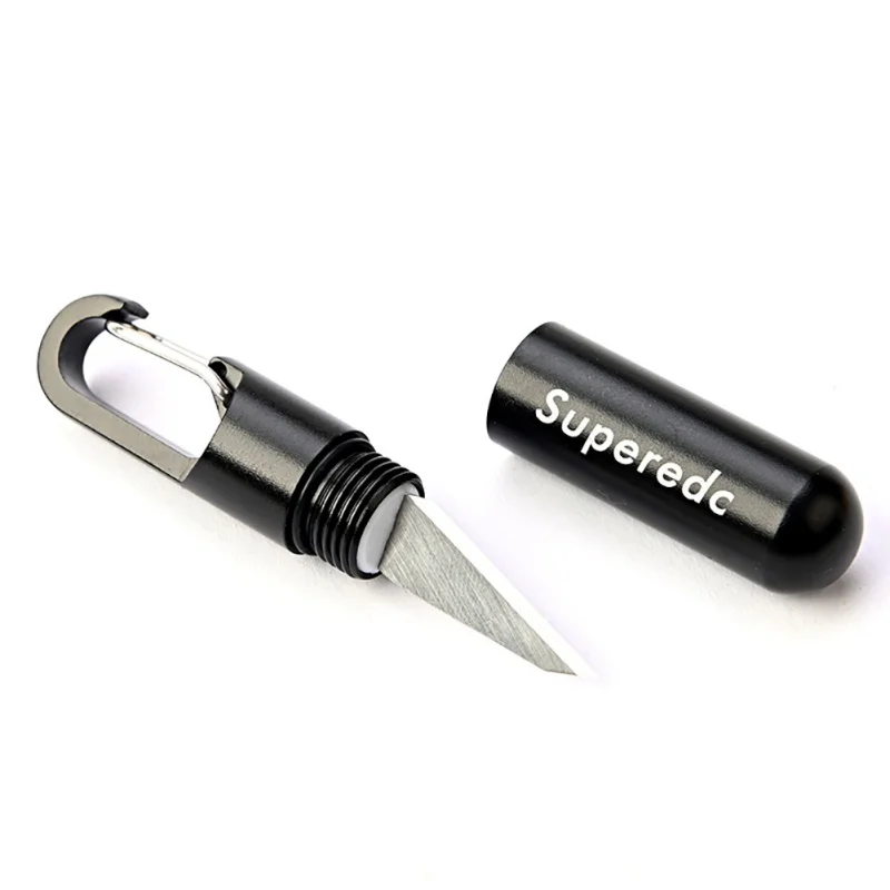 

Portable Cutting Tool Brass Multi-Function EDC Mini Tool Key Ring Pendant Tool Capsule Knife Aluminum Alloy