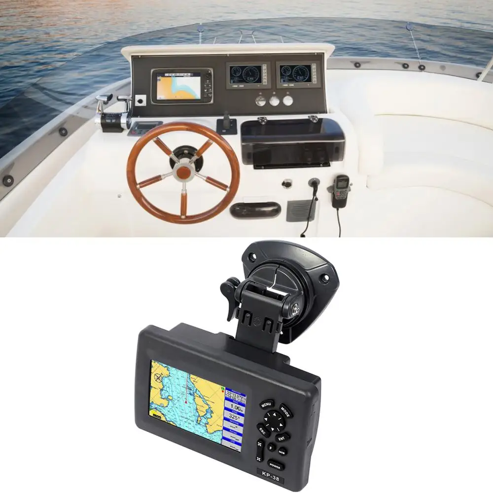 5 дюймовый Цвет ЖК дисплей GPS IPX5 Водонепроницаемый морской плоттер спутниковый