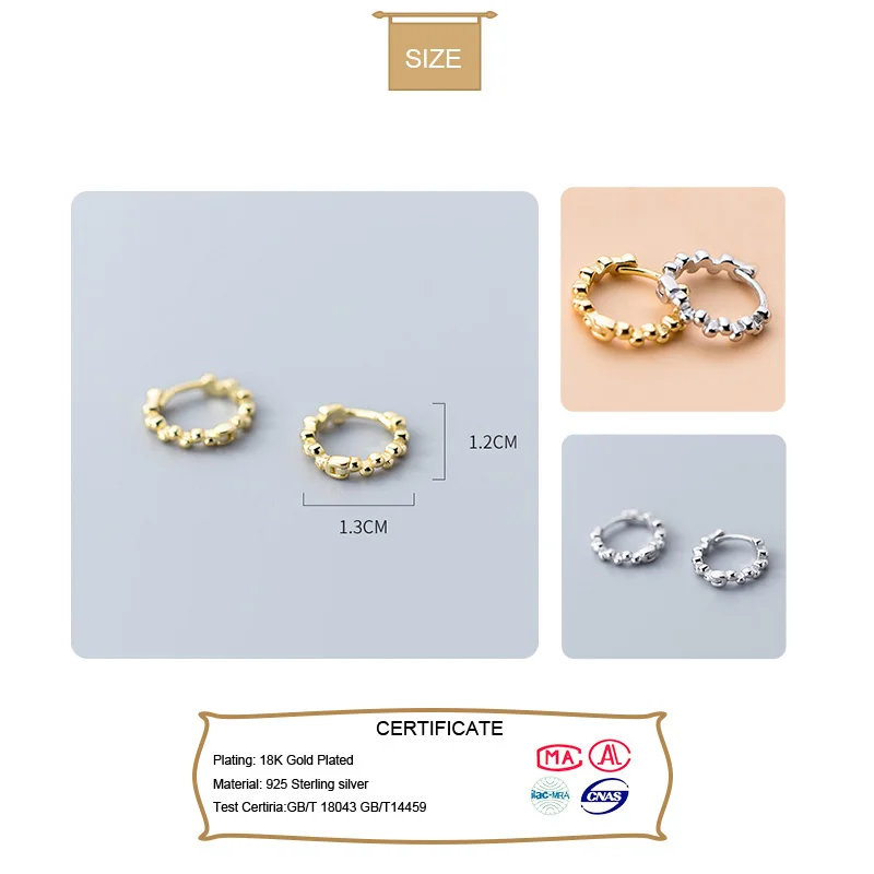 Женские серьги кольца из серебра 925 пробы DS1955|Серьги-кольца| |