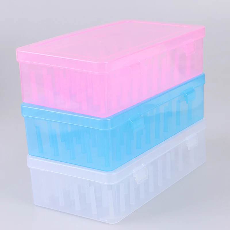 

42 Axis Sewing Threads Box Transparent Needle Wire Storage Organizer Containers