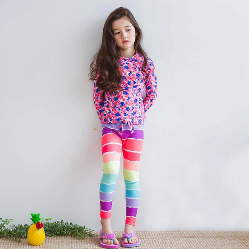 

Купальник детский для девочек, купальный костюм для девочек, Цельный купальник, облегающий эластичный купальник, одежда для девочек