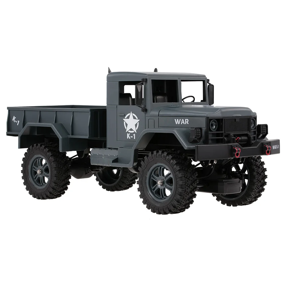 Wltoys 124302 1:12 Масштаб Электрический полноприводный военный грузовик RTR версия пульт