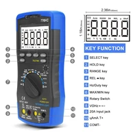 btmeter multimetro bt 770hc true rms auto ranging digital multimeter with ncv feature and temperaturefrequencyduty cycle test