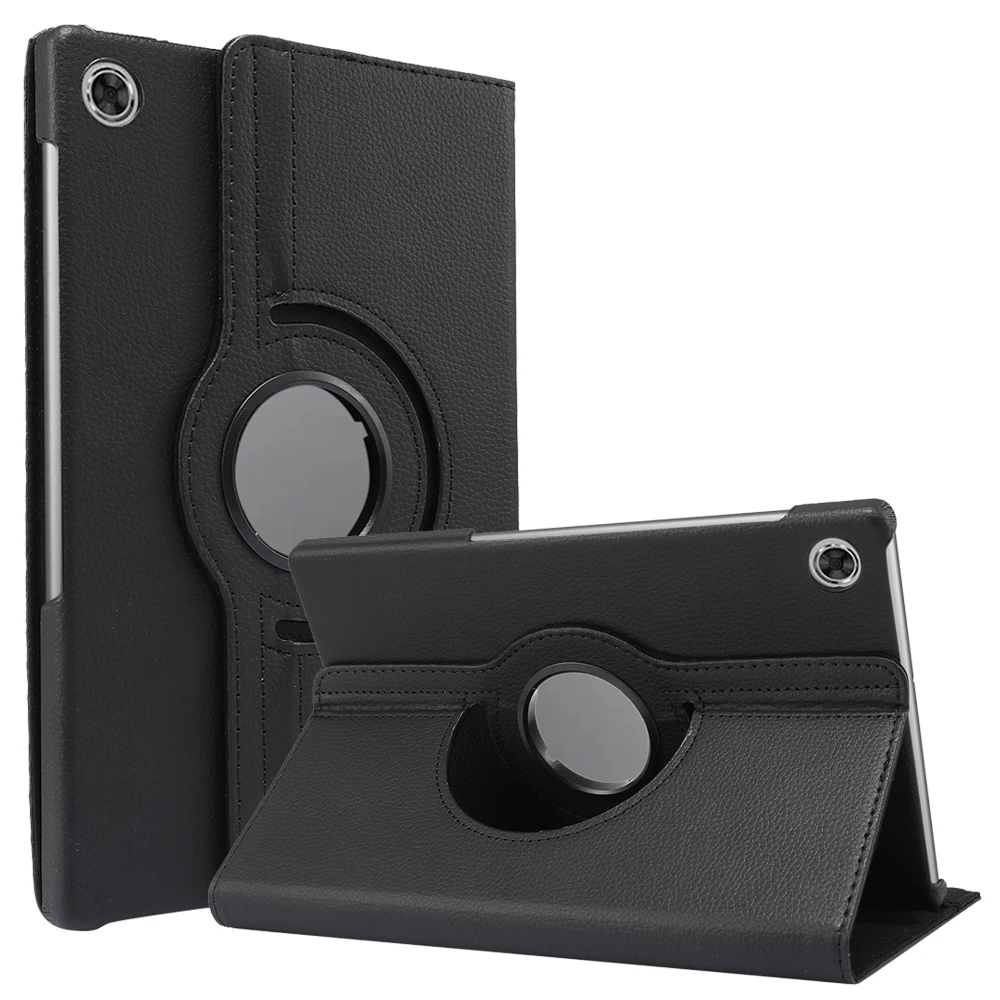 

360 Rotating Litchi Flip Stand Leather Cover For Lenovo Tab M10 FHD Plus TB X606F X606X 2020 M10 Plus 10.3 Tablet case + PenFilm