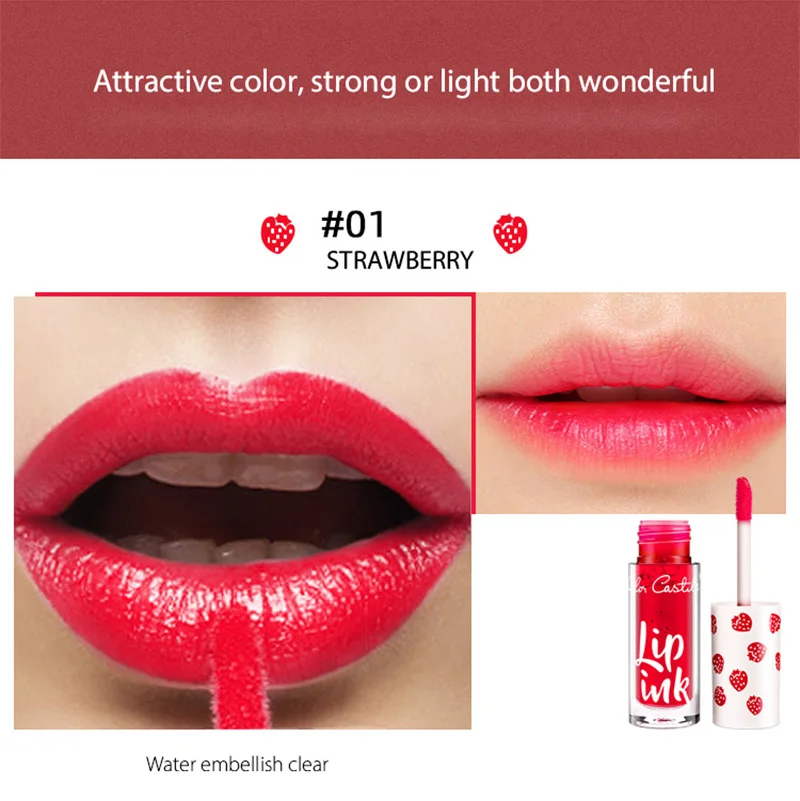 Бархатный водонепроницаемый стойкий профессиональный блеск для губ TSLM2 3 цвета |