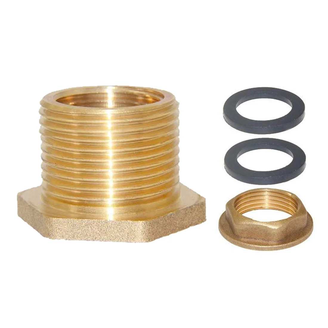 Медный соединитель для резервуара воды 1/2 дюйма 3/4 1 дюйм наружная резьба латунь