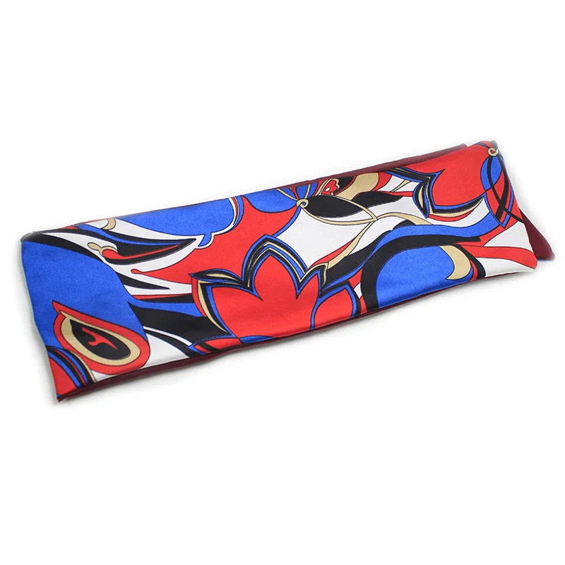 Повязка на голову женская широкая с узлом спереди