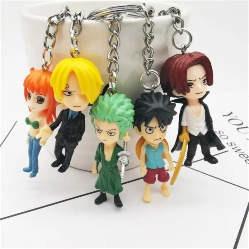 Аниме ONE PIECE Monkey D. Луффи ророноа Зоро Санджи Nami Shanks игрушка брелок аксессуары