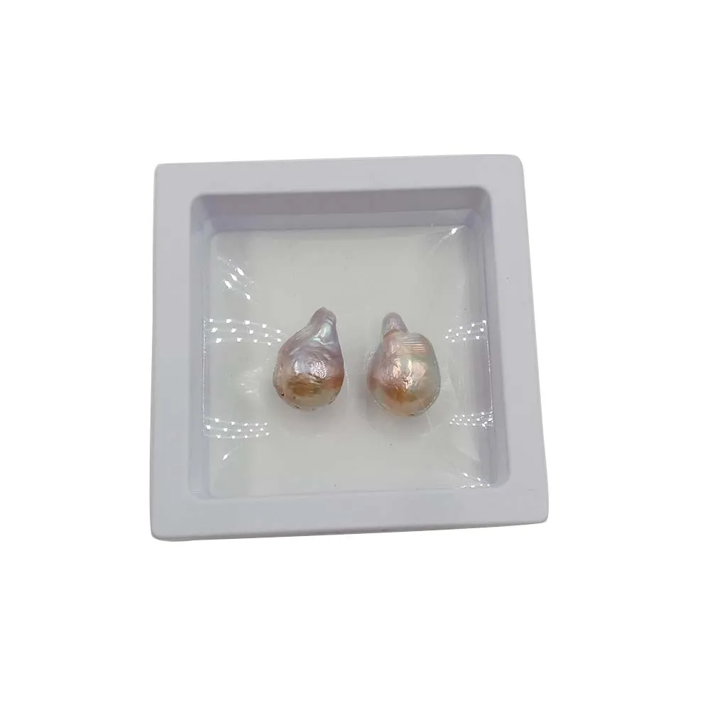 Высококачественные серьги в паре 2 шт./лот жемчужные бусы кеши барочный жемчуг 100%