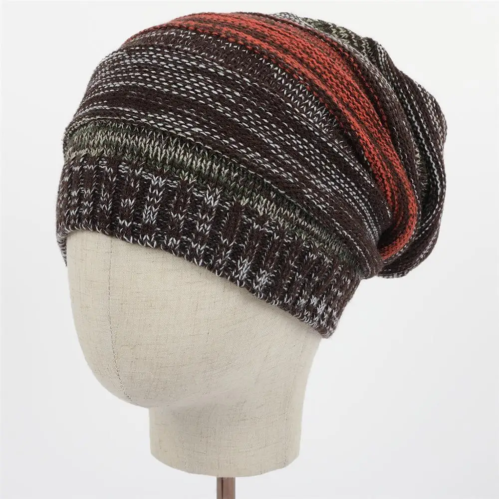 Winter Couple Crochet Knitted Hat Caps women men Wool Fur Pompom Beanies Hats gorros mujer invierno bonnet femme hiver J30 | Аксессуары