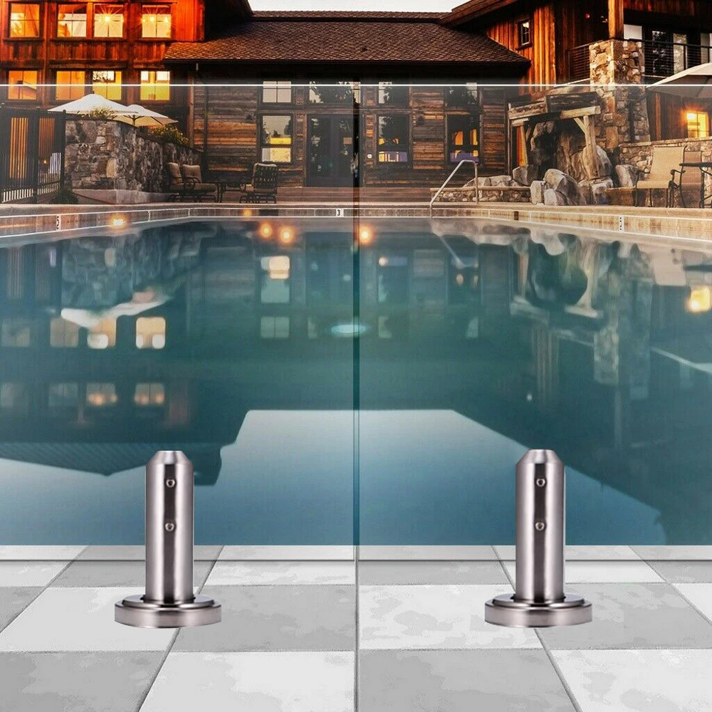 Стекло моллюск зажим для ограждения круглый Нержавеющая сталь кронштейн