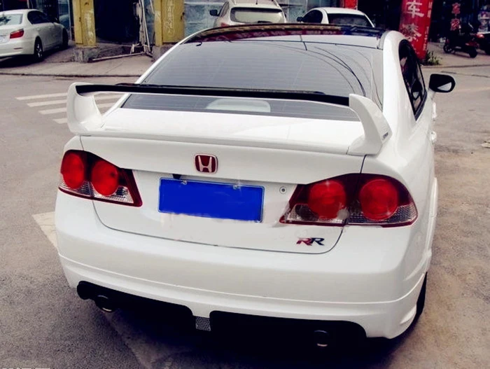 Спойлер для Honda FD2 Civic 2006-2011 FD1 4 шт. спойлер из АБС-материала заднее крыло