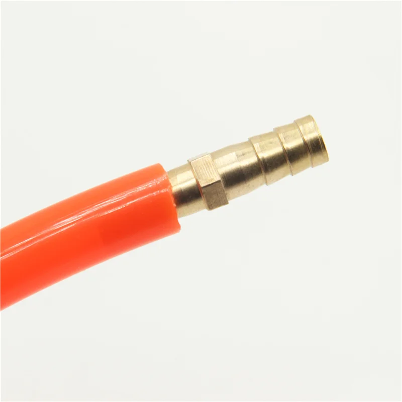 Латунный 2-полосный переходник для прямого шланга с зазубриной фитинг редуктор