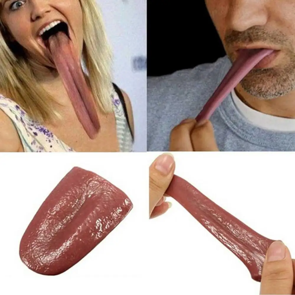 

2019 Halloween Prank Toys Kids Funny Gadgets Games Gifts For Men Tongue Fake Tounge Of Adults Women Toy Stress Reliever Party
