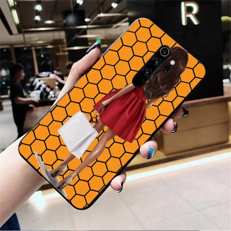 Модный чехол для телефона с изображением девушки супер мама ребенок Redmi Note 9 8 8T 8A 7