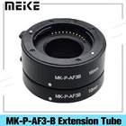 Meike Mcoplus Макрос MK-P-AF3-B Автофокус Удлинитель кольцо DSLR для Panasonic Olympus Lumix микро 43 система камеры E-M5 GX1