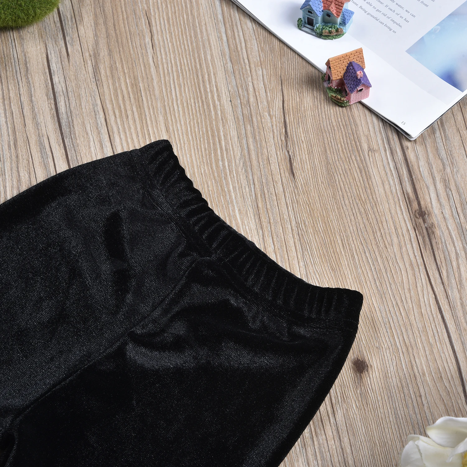 Детские топы с цветочным принтом для маленьких девочек + простые расклешенные