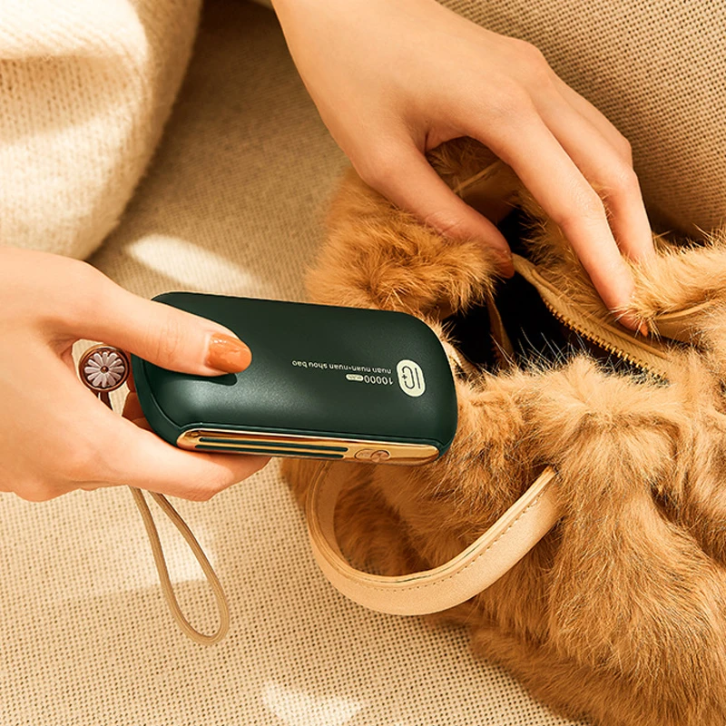 

10000mAh Mini Power Bank for iPhone 12Pro Samsung Xiaomi Hand Warmer Power Bank Portable Charger External Battery Pack Powerbank