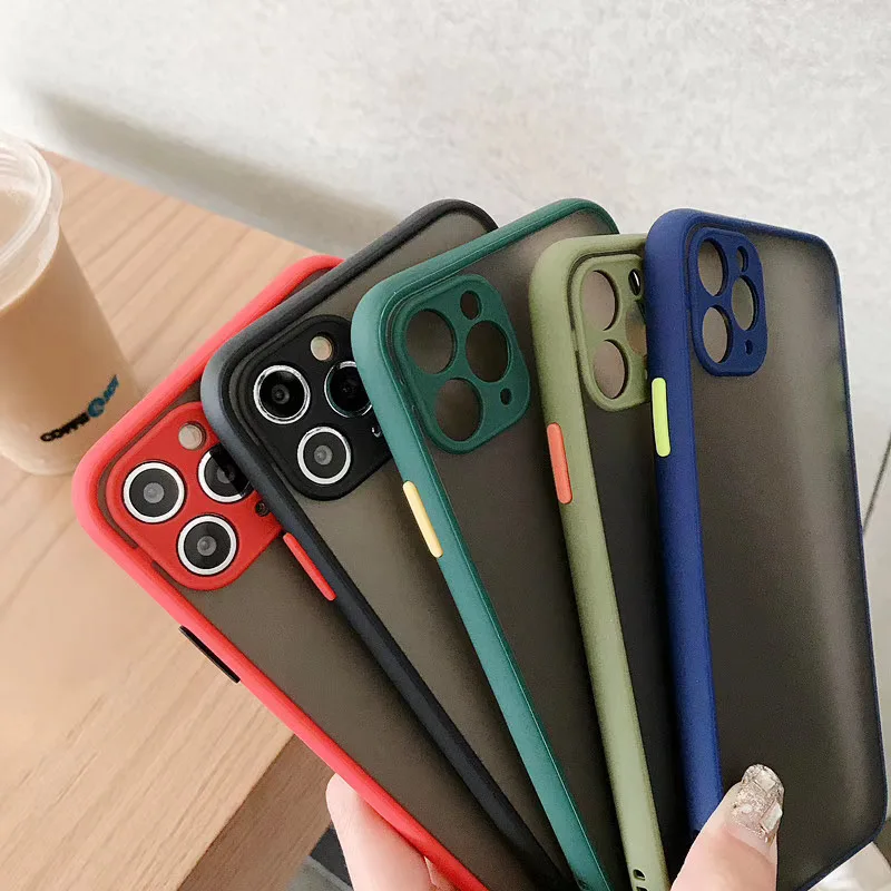 Матовый Прозрачный чехол для телефона Apple iPhone X XR XS 11 Pro Max 8 7 6S 6 Plus мягкий ТПУ
