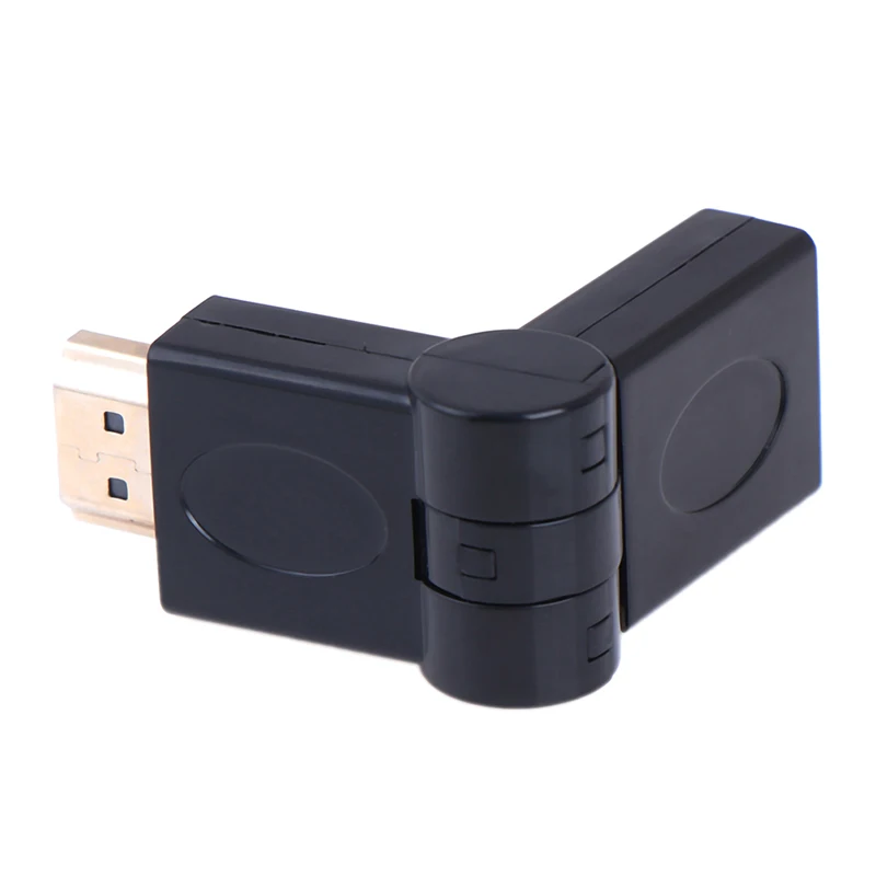 HDMI адаптер 90 градусов Вращающийся для мужчин и женщин поворотный складной