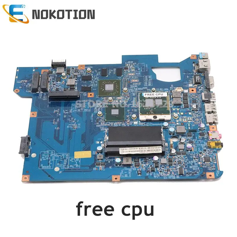 

NOKOTION MBBH601001 MB.BH601.001 For Gateway NV59 laptop motherboard 48.4GH01.01M HM55 DDR3 HD5650 1GB free cpu