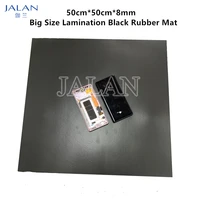 universal lamination mat for lcd display replace cutting laminating 50cm50cm 8mm thickness phone tablet repair black rubber