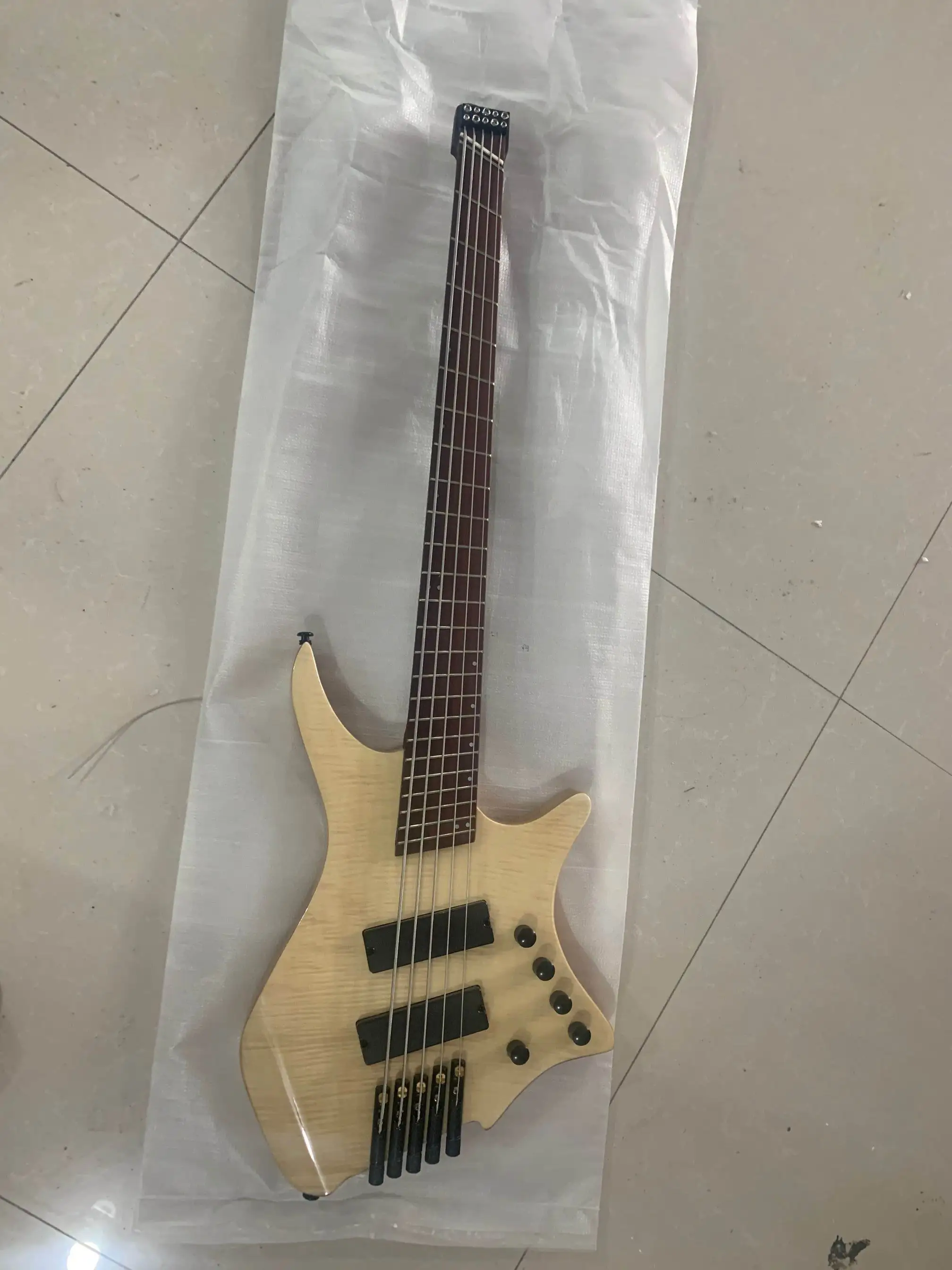 Оптовая продажа гитары 5 струн электрическая бас-гитара безголовые гитарные