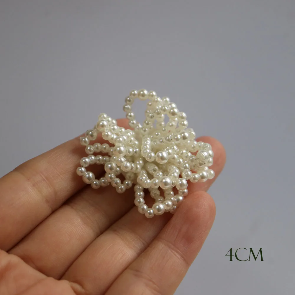 1 шт. круглая кисточка жемчужные бусины нашивки для одежды Пришивные блестки