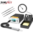 T210 паяльная станция OLED цифровая регулировка автоматический сон 1 с-1,5 с быстрый нагрев JBC 210 микро электронный ремонт сварочные инструменты