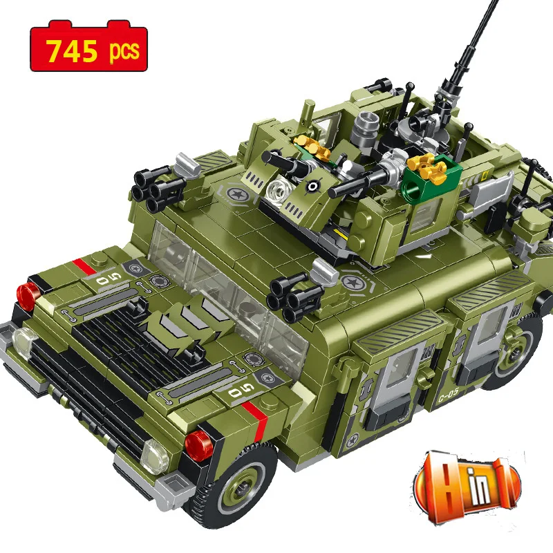 

Military series 8-in-1 creative armored infantry fighting vehicle soldier Figures Building Blocks Bricks Toys Gifts