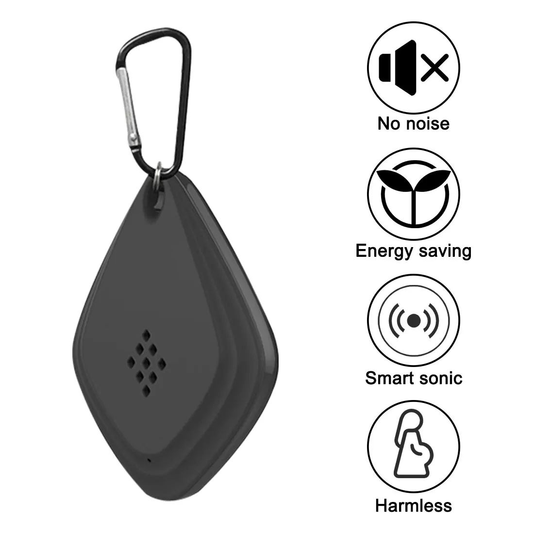 1 шт. Портативный USB Отпугиватель комаров ультразвуковой электронный