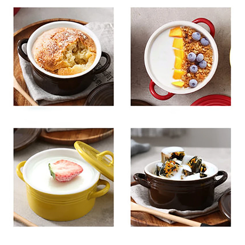 Формочка для выпечки фарфоровая форма креативная приготовления на пару яиц